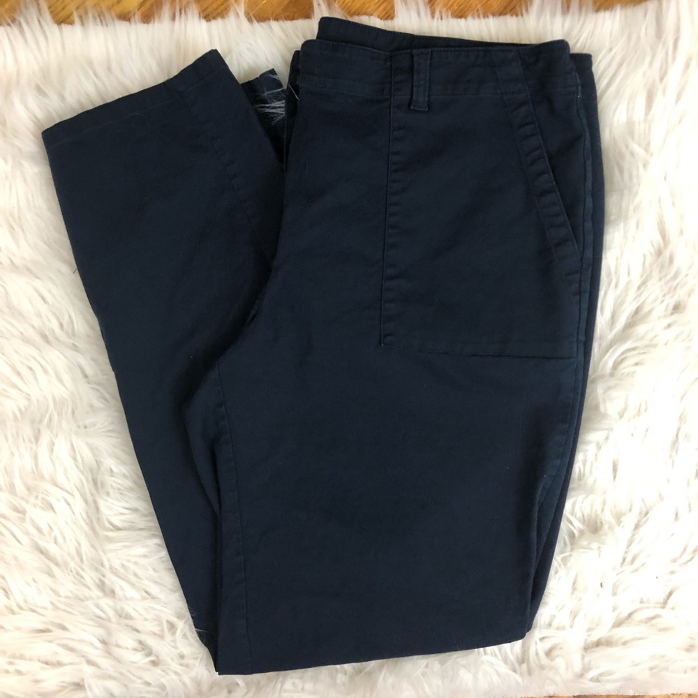 J Jill Navy Rectangular Pocket Size 16